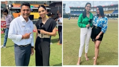 Zainab left India from Hyderabad where she was deputed to cover Pakistan's three World Cup games (Zainab Abbas Instagram )