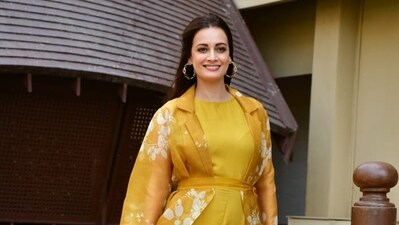 Dia Mirza is seen wearing a burkha in the film trailer as she plays an undercover mechanic as well as a housewife in the film. She was last seen in Bheed and will reportedly also have a cameo in Dunki as well. Dia Mirza is seen wearing a burkha in the film trailer as she plays an undercover mechanic as well as a housewife in the film. She was last seen in Bheed and will reportedly also have a cameo in Dunki as well. 