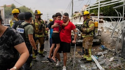 Israel hit more than 1,000 targets in Gaza and its tanks and drones guarded openings in the border fence to prevent more infiltrations.&nbsp; (AP)