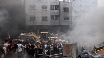 Prime Minister Benjamin Netanyahu has vowed to destroy “the military and governing capabilities” of the militant group, which is deeply rooted in Gaza.&nbsp; (AFP)