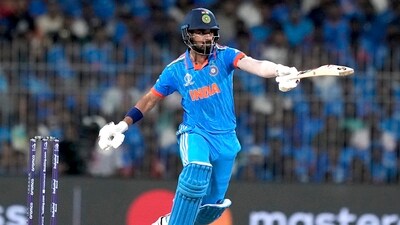 KL Rahul during his knock of unbeaten 97 against Australia. (PTI) KL Rahul during his knock of unbeaten 97 against Australia. (PTI)