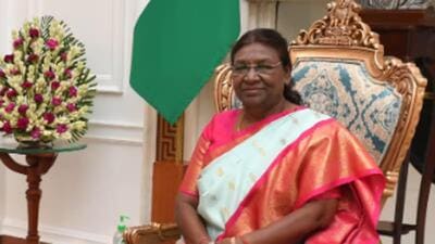 President Droupadi Murmu (HT File)