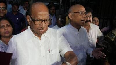 The Sharad Pawar camp has filed three petitions for disqualification of rebel MLAs. (PTI photo) The Sharad Pawar camp has filed three petitions for disqualification of rebel MLAs. (PTI photo)
