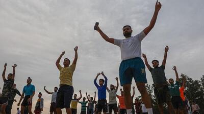 Youngsters do physical exercises for upcoming 'Agniveer' recruitment rally near the International Border in Ranbir Singh Pura (PTI File Photo) Youngsters do physical exercises for upcoming 'Agniveer' recruitment rally near the International Border in Ranbir Singh Pura (PTI File Photo)