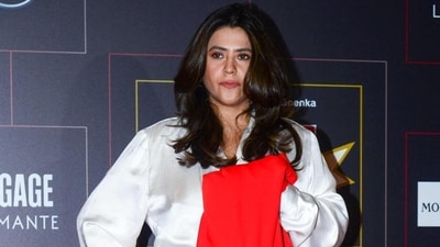 Ektaa Kapoor on Thank You For Coming criticism and more. (Photo by Sujit JAISWAL / AFP) (AFP) Ektaa Kapoor on Thank You For Coming criticism and more. (Photo by Sujit JAISWAL / AFP) (AFP)