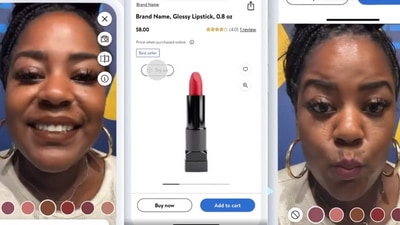 Walmart's new AR tool (X/ @walmartinc) Walmart's new AR tool (X/ @walmartinc)