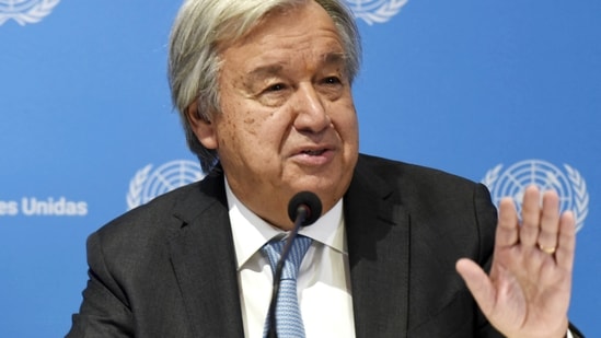UN Secretary-General Antonio Guterres (HT Photo)