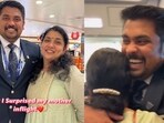 This video of a pilot son surprising her mom on flight is sure to curl up your lips into a smile. This video of a pilot son surprising her mom on flight is sure to curl up your lips into a smile.