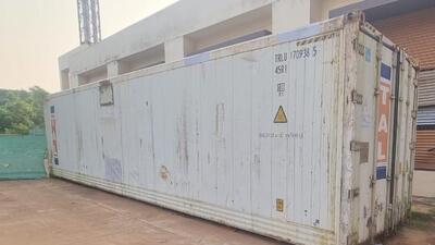 28 bodies had been lying unclaimed in the frozen containers. On Tuesday, officials started with cremation of three bodies 28 bodies had been lying unclaimed in the frozen containers. On Tuesday, officials started with cremation of three bodies