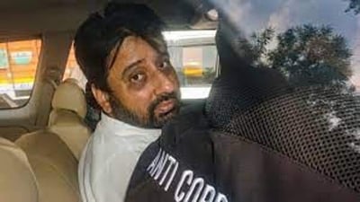 AAP MLA Amanatullah Khan. (HT photo) AAP MLA Amanatullah Khan. (HT photo)