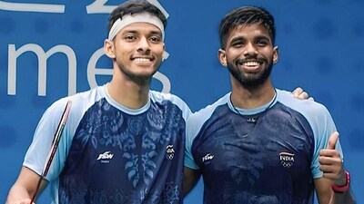 Satwiksairaj Rankireddy and Chirag Shetty won gold in the badminton men's doubles finals of the Asian Games 2023 (Narendra Modi Twitter) Satwiksairaj Rankireddy and Chirag Shetty won gold in the badminton men's doubles finals of the Asian Games 2023 (Narendra Modi Twitter)