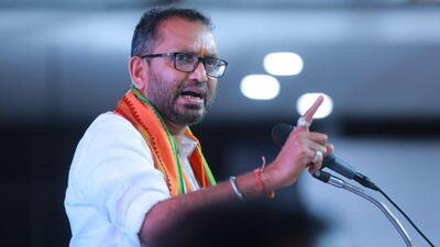 BJP Kerala president K Surendran. (Photo from X.)