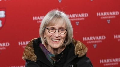 Economic historian Claudia Goldin, a Harvard professor who won the 2023 Nobel economics prize for her work examining wage inequality between men and women, speaks at a news conference at Harvard University in Cambridge, Massachusetts, U.S., October 9, 2023. REUTERS/Reba Saldanha (REUTERS)