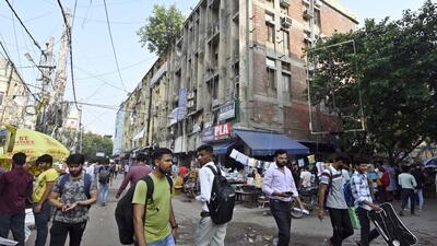 More than 60 people were injured in a fire at a coaching centre in north Delhi’s Mukherjee Nagar in July. (Sanjeev Verma/HT Photo)