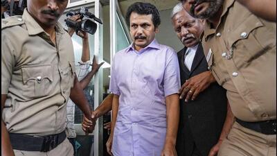 On Tuesday, justice Jayachandran of Madras high court accepted a request for an early hearing of minister V Senthil Balaji’s bail plea listed for Wednesday. (PTI) On Tuesday, justice Jayachandran of Madras high court accepted a request for an early hearing of minister V Senthil Balaji’s bail plea listed for Wednesday. (PTI)