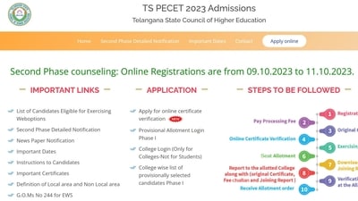 TS PECET 2023 phase 2 registration ongoing, last date October 11 TS PECET 2023 phase 2 registration ongoing, last date October 11
