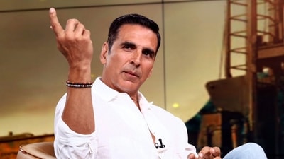 Akshay Kumar spoke about how he's often accused of siding with BJP government. (PTI) Akshay Kumar spoke about how he's often accused of siding with BJP government. (PTI)
