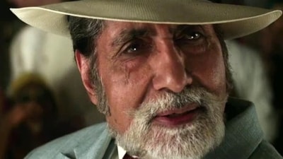 Amitabh Bachchan in a still from The Great Gatsby. Amitabh Bachchan in a still from The Great Gatsby.