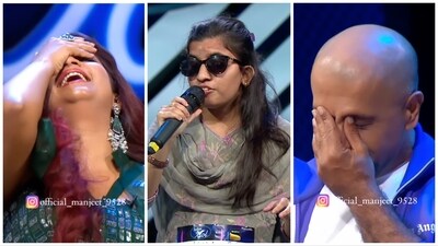 Shreya Ghoshal and Vishal Dadlani were mighty impressed by Menuka's singing. Shreya Ghoshal and Vishal Dadlani were mighty impressed by Menuka's singing.
