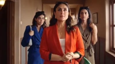 Kareena Kapoor in a still from an ad. Kareena Kapoor in a still from an ad.