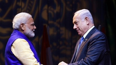 Prime Minister Narendra Modi with Israeli Prime Minister Benjamin Netanyahu, (PTI file) Prime Minister Narendra Modi with Israeli Prime Minister Benjamin Netanyahu, (PTI file)