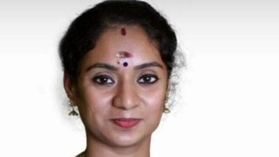 S Chandira Priyanga quit as Minister and submitted her letter of resignation on Tuesday. (PTI) S Chandira Priyanga quit as Minister and submitted her letter of resignation on Tuesday. (PTI)
