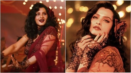 Rekha in a still from the song Kaisi Paheli Zindangani from Parineeta. (YouTube) Rekha in a still from the song Kaisi Paheli Zindangani from Parineeta. (YouTube)