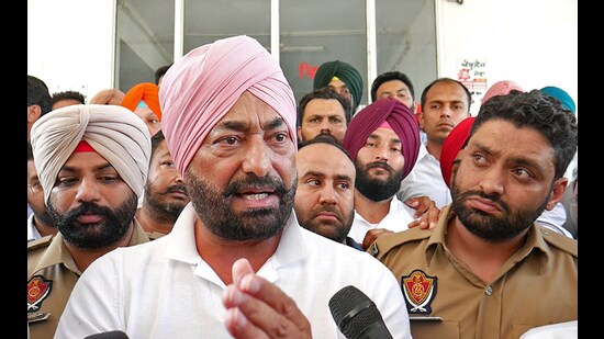 The Bholath MLA was produced in the court of Judicial Magistrate First Class Jalalabad after he was brought from Nabha jail. (ANI file)