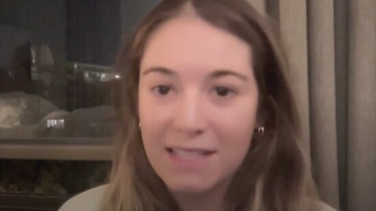 Daniella said she is among the thousands of Americans who went to Israel to celebrate Simchat Torah, the Jewish holiday (TMZ screenshot)