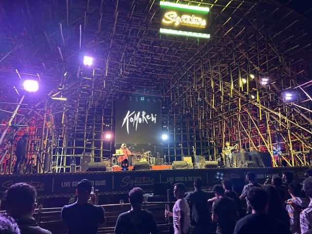 “Delhi-based electronic artist Tarana Marwah aka Komorebi created unique soundscapes at the Pwlo Stage.” (Mihir Chitre) “Delhi-based electronic artist Tarana Marwah aka Komorebi created unique soundscapes at the Pwlo Stage.” (Mihir Chitre)