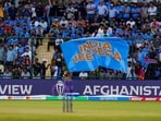 India fans during the match between Indian and Afghanistan in the ICC Cricket World Cup 2023, at Arun Jaitley Stadium
India fans during the match between Indian and Afghanistan in the ICC Cricket World Cup 2023, at Arun Jaitley Stadium