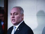Republicans voted behind closed doors to nominate US House Majority Leader Steve Scalise of Louisiana to be the next US House speaker, succeeding Kevin McCarthy who was deposed by party hardliners last week. Photographer: Valerie Plesch/Bloomberg