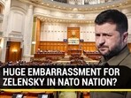 HUGE EMBARRASSMENT FOR ZELENSKY IN NATO NATION?