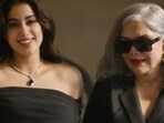 Janhvi Kapoor and Zeenat Aman in their new ad. Janhvi Kapoor and Zeenat Aman in their new ad.