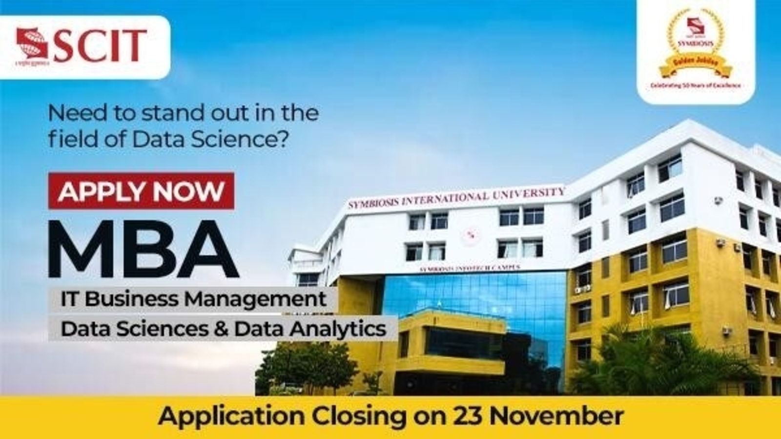 SCIT to offer its coveted MBA programmes through SNAP 2023 - Vimarsana News