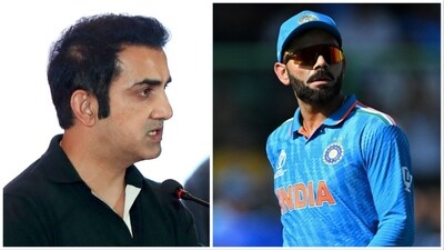 Gambhir issued a noteworthy statement on Kohli's Delhi return during the ODI World Cup (AFP-ANI)