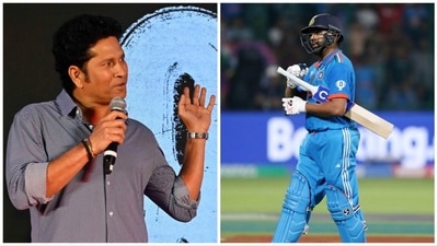 Tendulkar was all praise for Rohit (ANI-HT) Tendulkar was all praise for Rohit (ANI-HT)