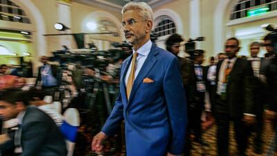 External affairs minister S Jaishankar at the 23rd Indian Ocean Rim Association (IORA) meeting in Colombo on October 11. (AFP) External affairs minister S Jaishankar at the 23rd Indian Ocean Rim Association (IORA) meeting in Colombo on October 11. (AFP)