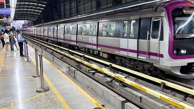 Bengaluru Metro's Purple Line begins its full operations: (X/@bykarthikreddy) Bengaluru Metro's Purple Line begins its full operations: (X/@bykarthikreddy)