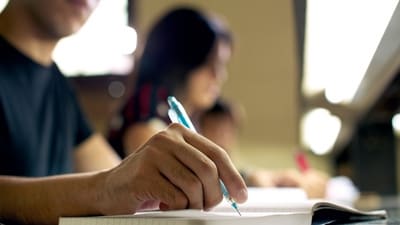 Students in the class of 2023 whose scores were reported Wednesday were in their first year of high school when the virus reached the U.S.