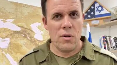 Spokesperson of the Israel Defence Force (IDF) Lieutenant Col. Jonathan Conricus (X/Israel Defence Forces) Spokesperson of the Israel Defence Force (IDF) Lieutenant Col. Jonathan Conricus (X/Israel Defence Forces)