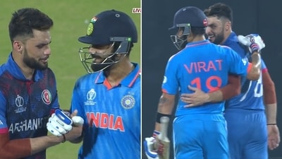 Virat Kohli and Naveen-ul-Haq have put an end to their feud. (Screengrab) Virat Kohli and Naveen-ul-Haq have put an end to their feud. (Screengrab)