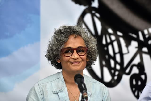 Arundhati Roy’s novel The God of Small Things was deemed anti-Communist by veteran Marxist leader EMS Namboodiripad (Sanjeev Verma/HT PHOTO) Arundhati Roy’s novel The God of Small Things was deemed anti-Communist by veteran Marxist leader EMS Namboodiripad (Sanjeev Verma/HT PHOTO)