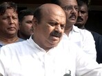 Former chief minister Basavaraj Bommai slammed the Congress government in Karnataka. (ANI)