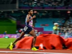India's Avinash Mukund Sable in action. India's Avinash Mukund Sable in action.