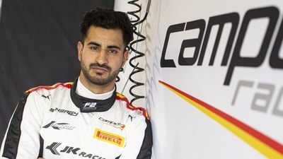 Kush Maini is currently driving for Campos Racing. Kush Maini is currently driving for Campos Racing.