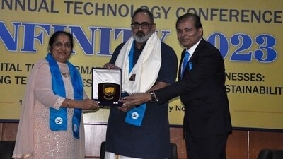 Amity University Noida campus organized its 6th Annual Technology Conference 'INFINITY 2023'. (Handout) Amity University Noida campus organized its 6th Annual Technology Conference 'INFINITY 2023'. (Handout)