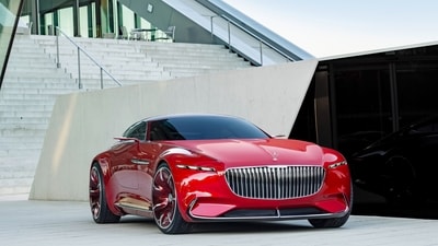 Vision Mercedes-Maybach 6 is 2+2 seater. (Mercedes) Vision Mercedes-Maybach 6 is 2+2 seater. (Mercedes)