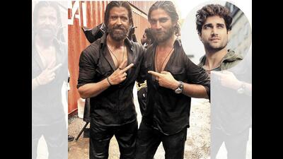 Mansoor Ali Khan (right) has been Hrithik Roshan’s stunt and action double since 2012, when they met on the sets of Agneepath. Their similar physique helped seal the deal. Mansoor Ali Khan (right) has been Hrithik Roshan’s stunt and action double since 2012, when they met on the sets of Agneepath. Their similar physique helped seal the deal.