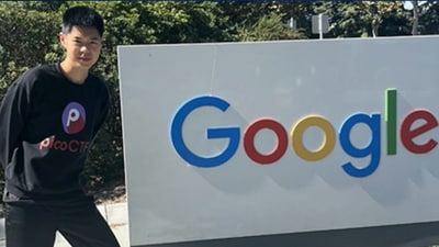 Stanley Zhong was hired by Google (X, formerly Twitter)